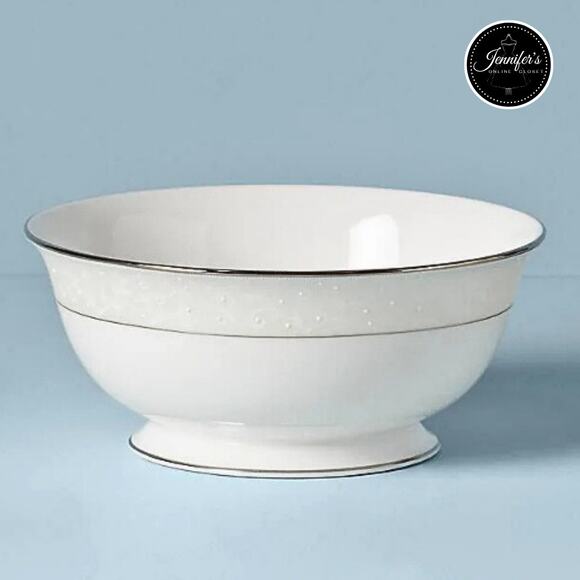 Lenox Opal Innocence Oval Open Vegetable Bowl